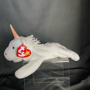 RARE TY ORIGINAL BEANIE BABY MYSTIC THE UNICORN 1994 RETIRED W/TAG TRUE ERRORS